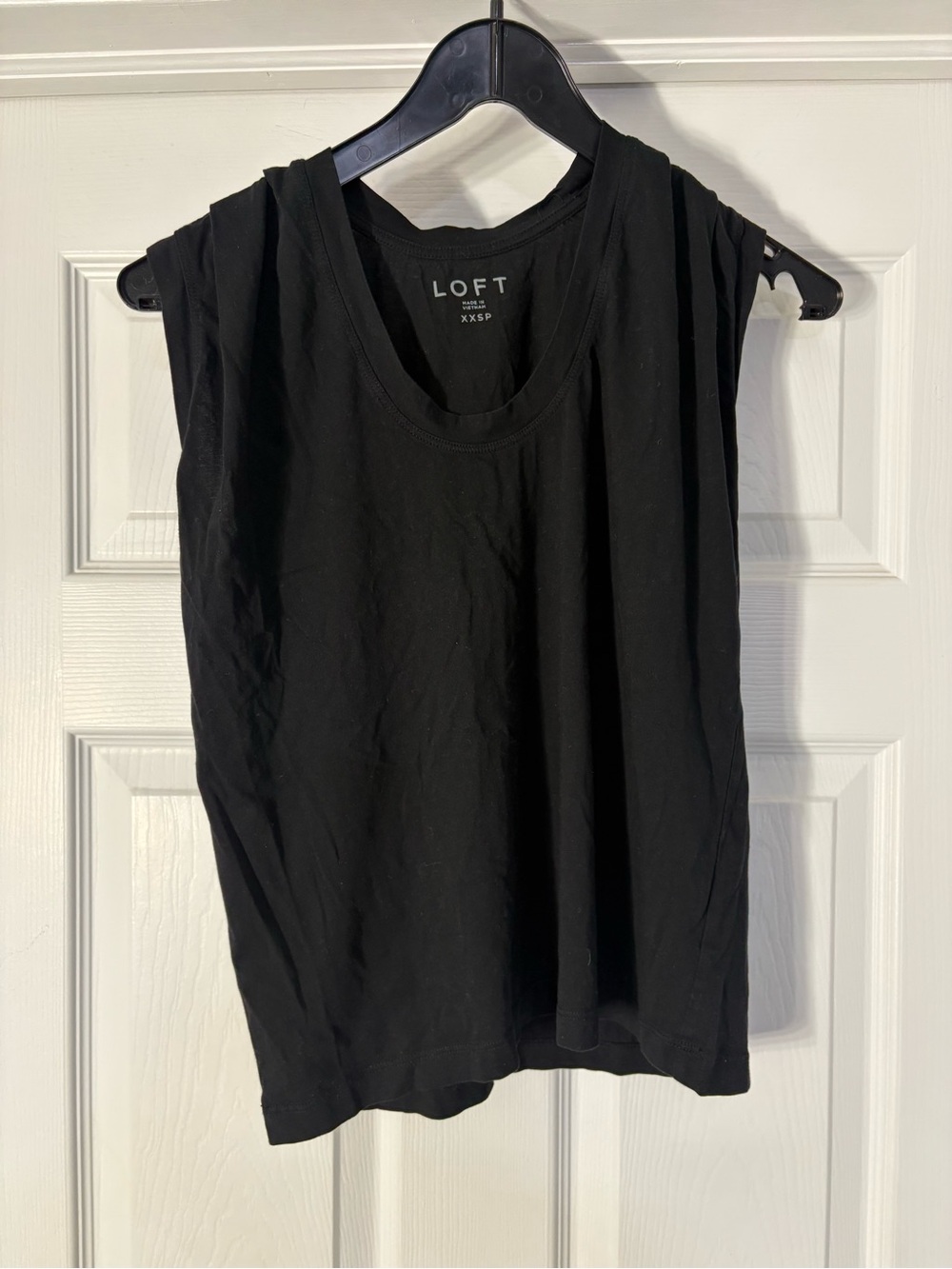 LOFT Black Relaxed Muscle Tank